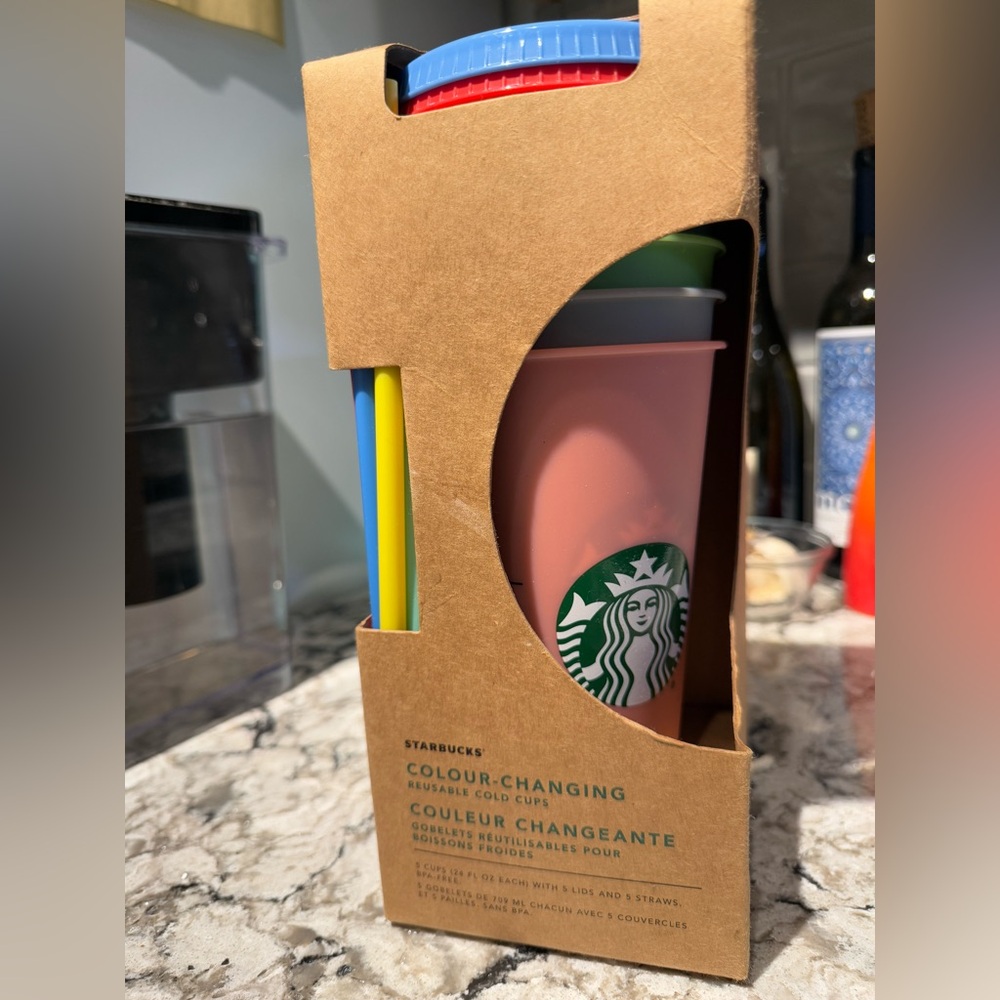Starbucks Color-Changing Reusable Cups Set